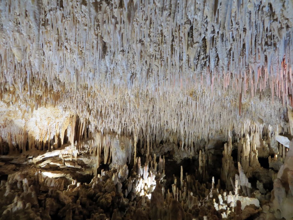 Stalactites in Villars cave by J. Parkkinen