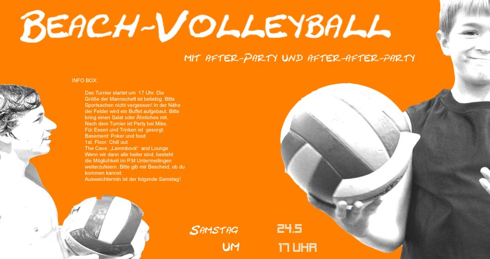 Volleyball und Party bei Mike (24.5) by smoothsound