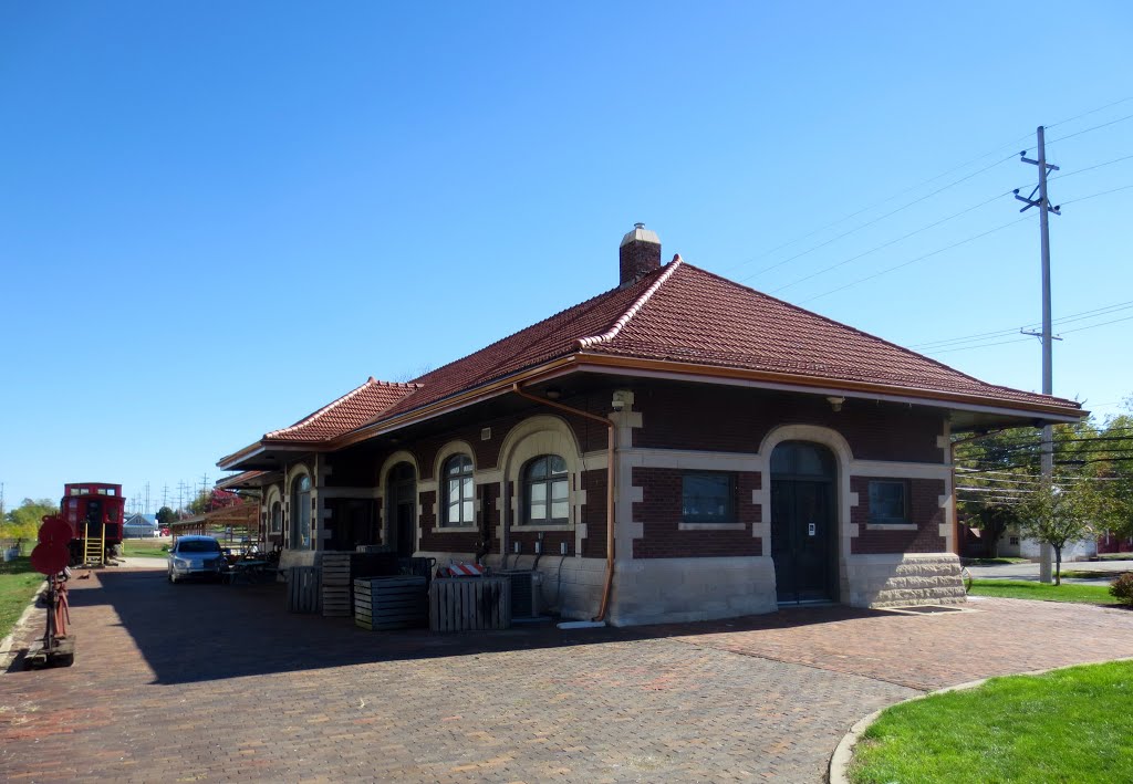 Former GTW Train Station, St. Johns, Michigan, September 2013 by archlapeer