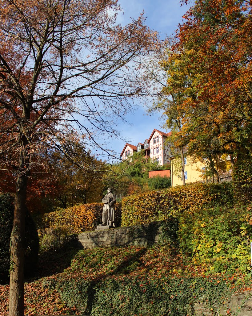 KE - Herbstlicher Blick zum Kriegerdenkmal by Karl Eggenmüller-Panoramio, the only way for 