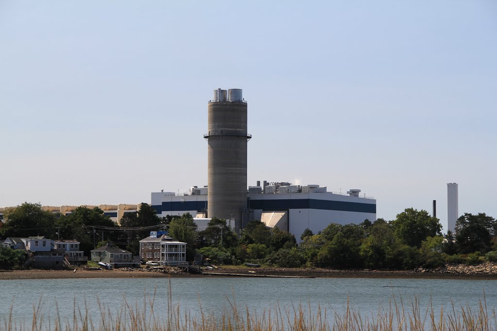 Power Plant from King's Cove, Weymouth MA by jonmac33