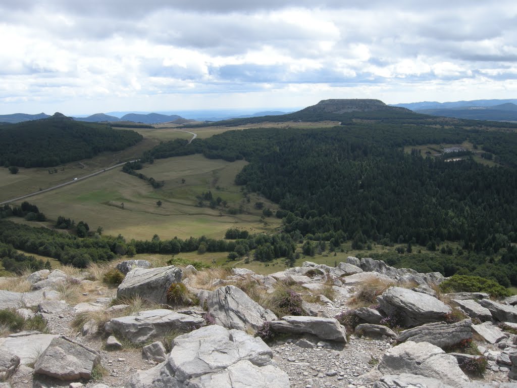 Vue du mont Gerbier de Jonc by Erik LEDROIT