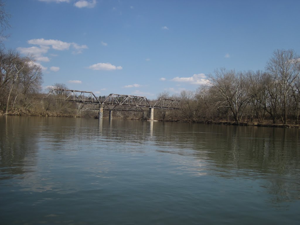 The railway bridges at the confluence of the forks of the shenandoah by midatlanticriverrat