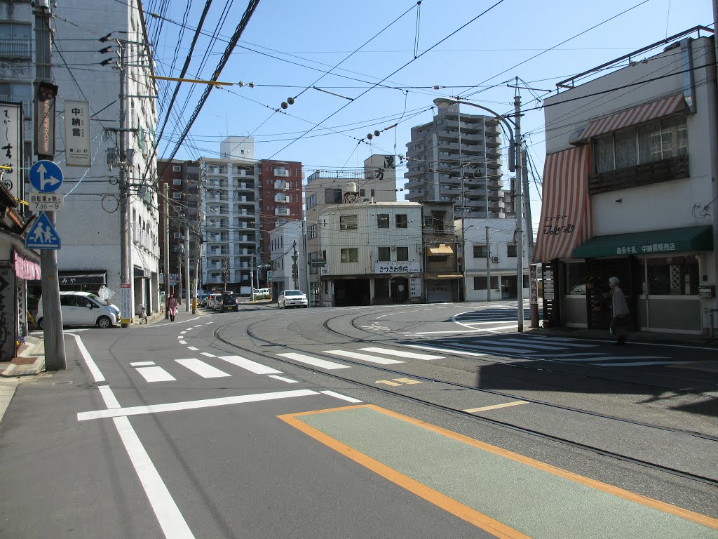 Okayama Electric Tramway Chunagon Tram Stop by DVMG