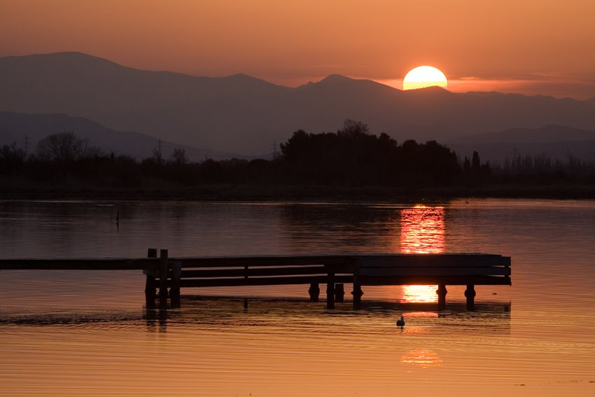 Etang au couchant 01 by Gérard Roland