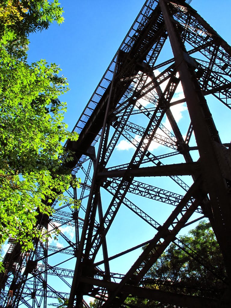 The Moonda Creek Railway Viaduct near Washingtonville, New York. by JayVeeare