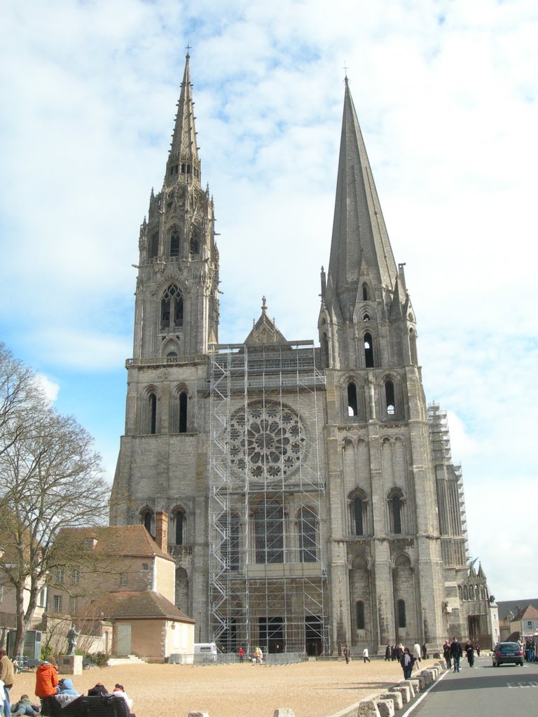 Chartres cathederal by allafnomis