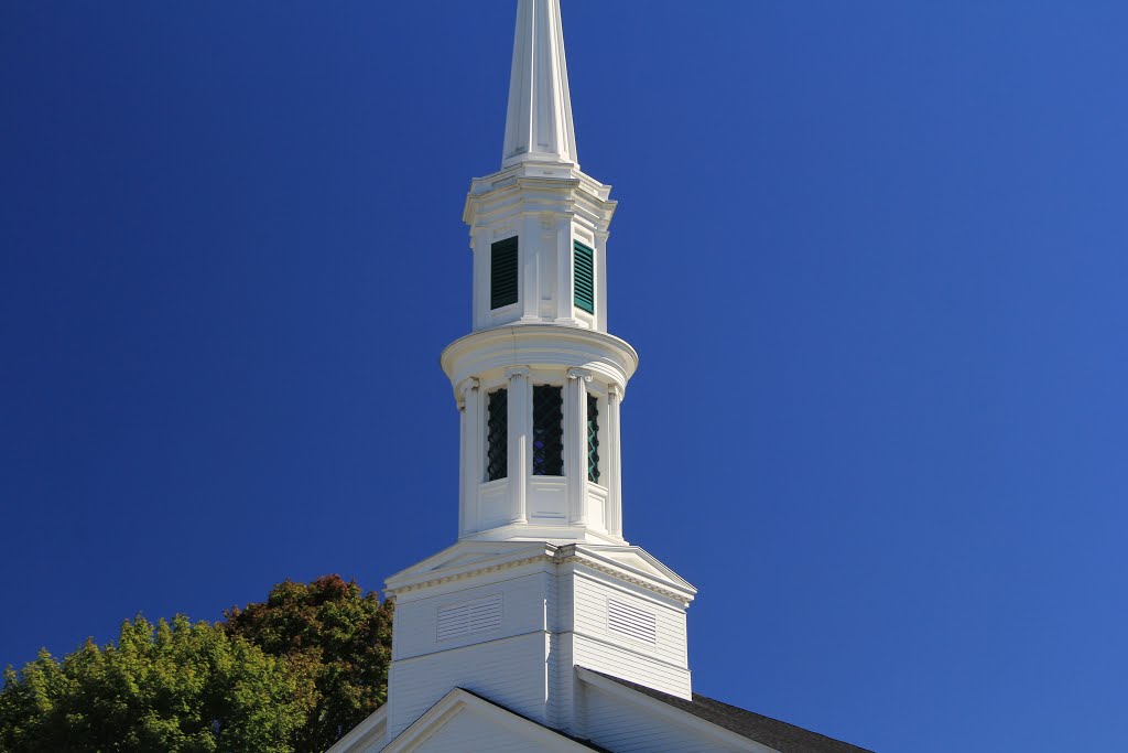 Central Congregational Church Steeple, Middleborough MA by John MacKinnon