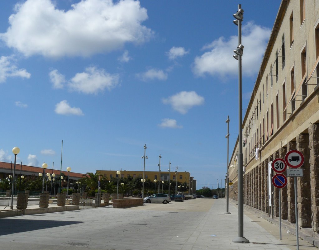 Piazza Venezia e i Portici di Cortoghiana (CI) by Michela Deias