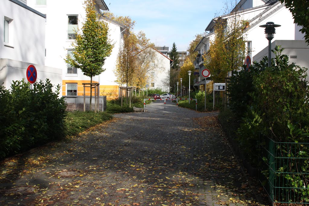 Die neue Siedlung Barbarastr. in Herne/Wanne-Eickel. Früher verlief hier die Strasse "Stratmanns Weg" by Wanne-Eickeler