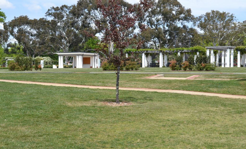 View across gardens from western entrance by Phaedrus Fleurieu