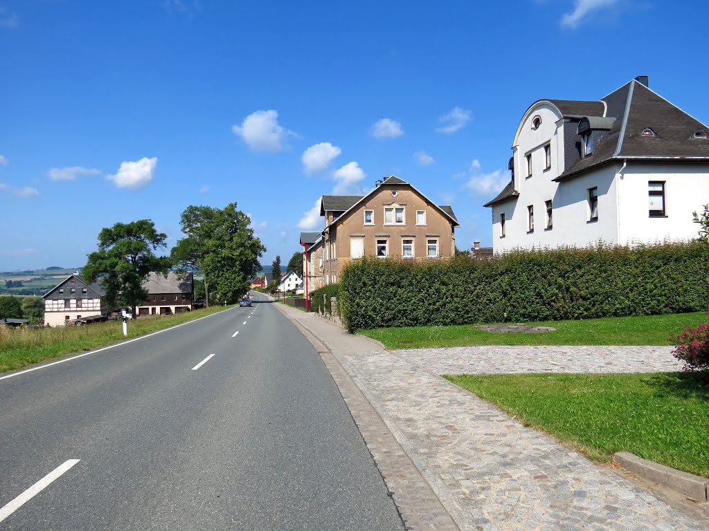 Zwönitz OT Günsdorf - Hormersdorfer Straße by Rudolf Henkel