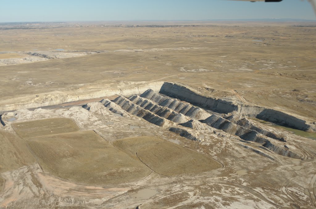 Aerial View of Coal Mining by John Sidle