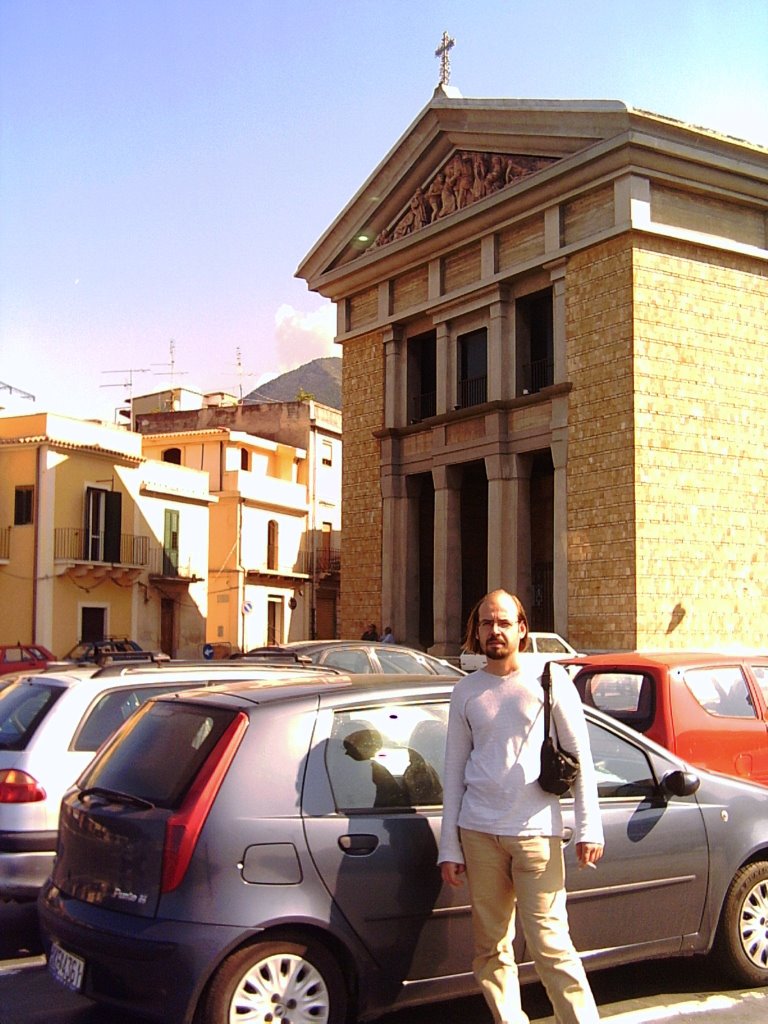 Me in Scilla (Disturbed by the sun...)-Sicily by Chris T