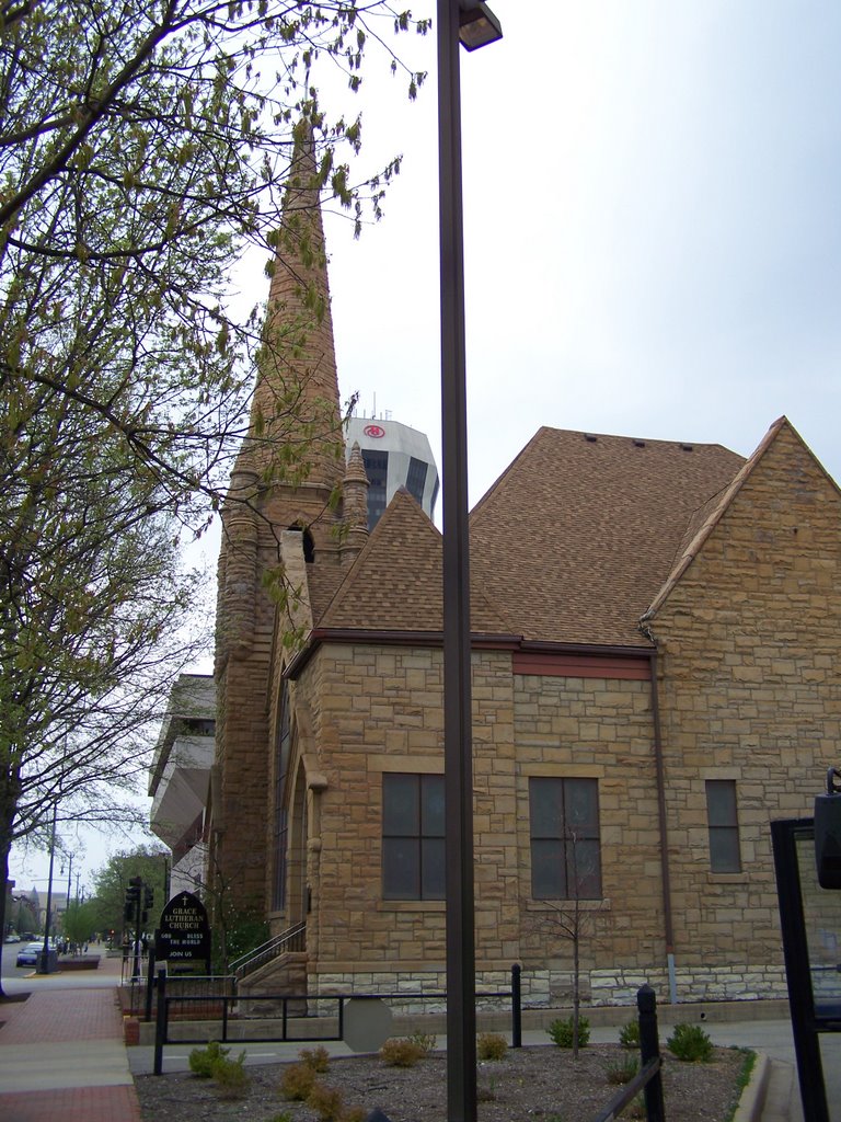 Church next to Lincoln Home Visitor Center by keithyearman