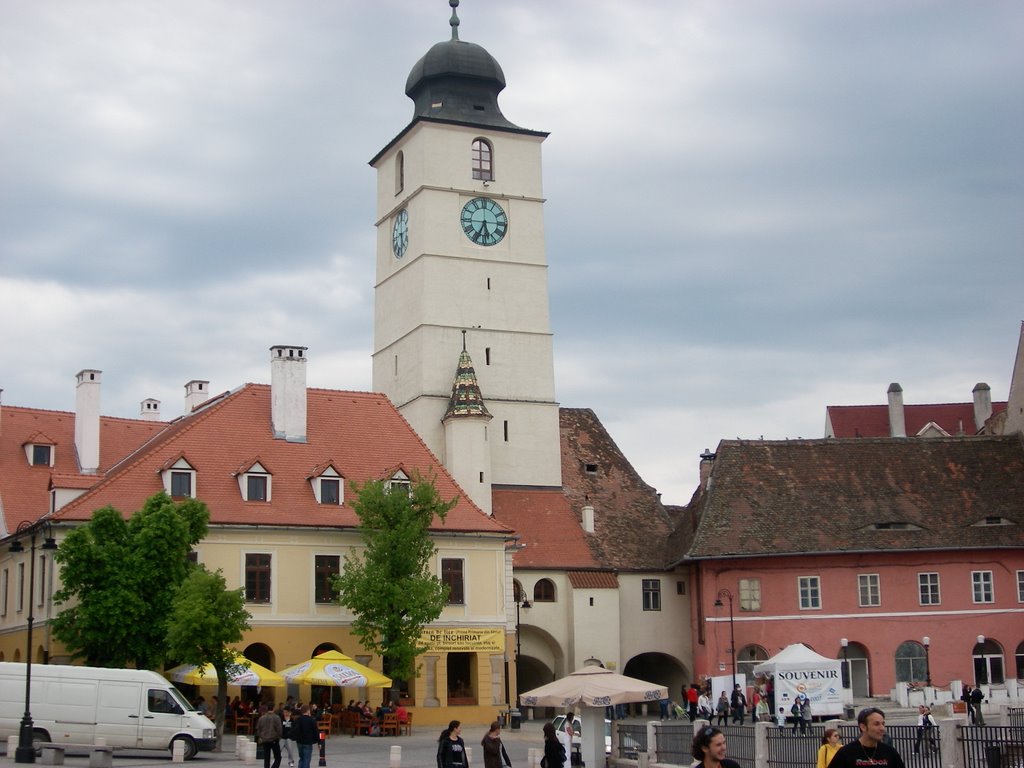 Sibiu-Piata mica by dolfy-Adolf Schichel