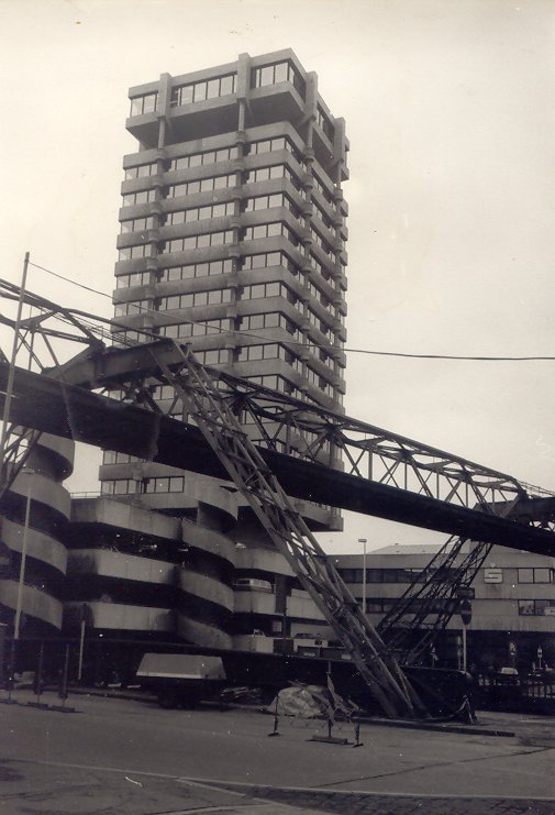 Sparkassenturm Islandufer 1982 by Reinhard Ackermann