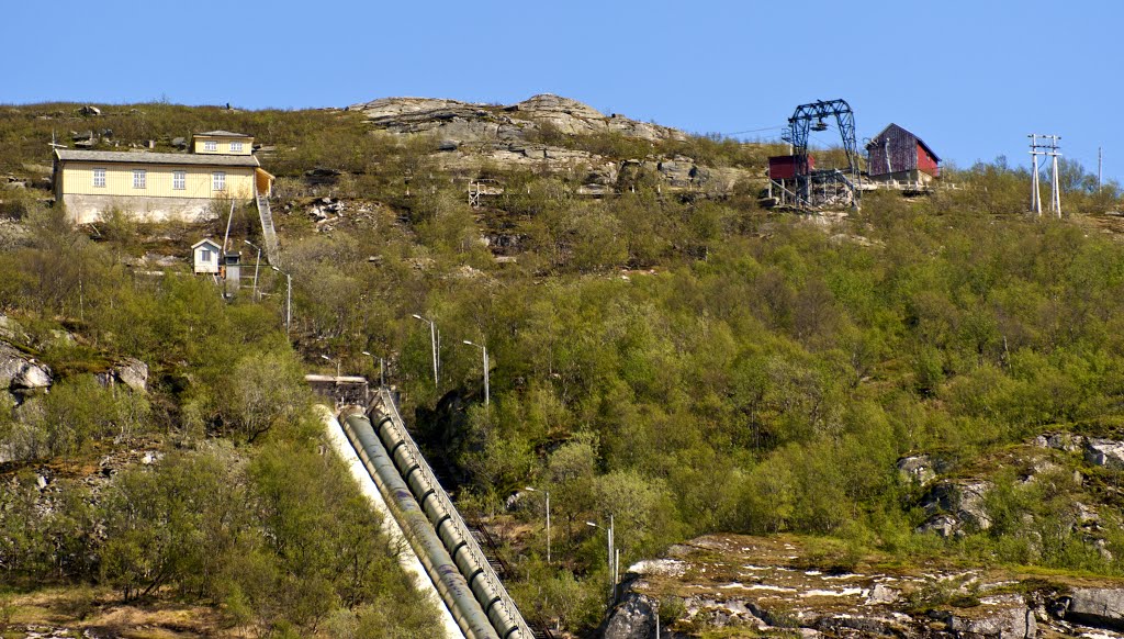 Top Glomfjord penstock by LarsBr