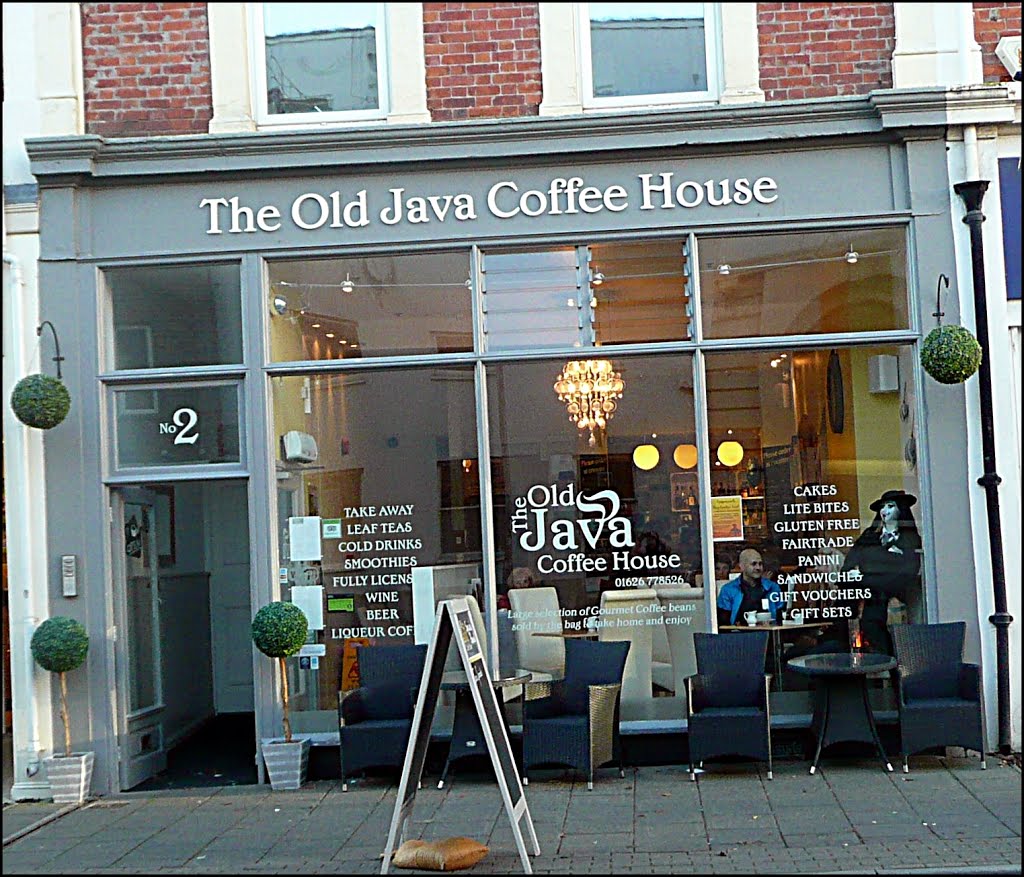 Coffee House That Appears To Be Sliding Down The Hill! by Kanny@UK