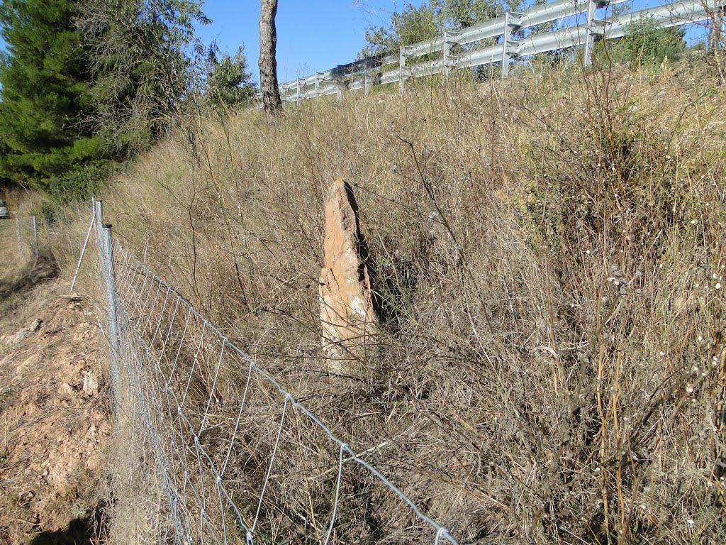 Menhir de st Amanç de Viladés. Rajadell - El Bages by Sala-Serrahima