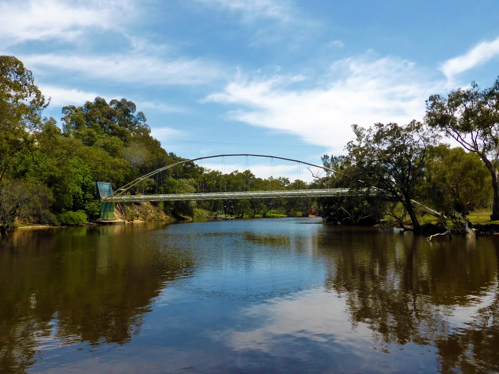 Water Pipleline Bridge, Swan River, Guildford, Western Australia by Stuart Smith