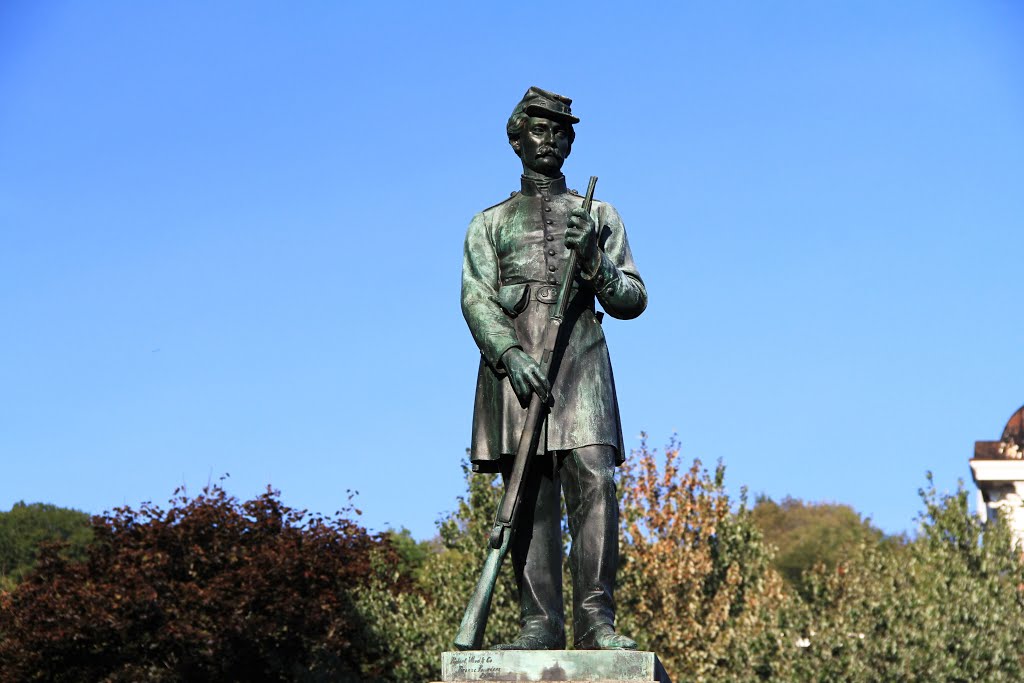 Civil War Soldier Statue, Honesdale PA by jonmac33