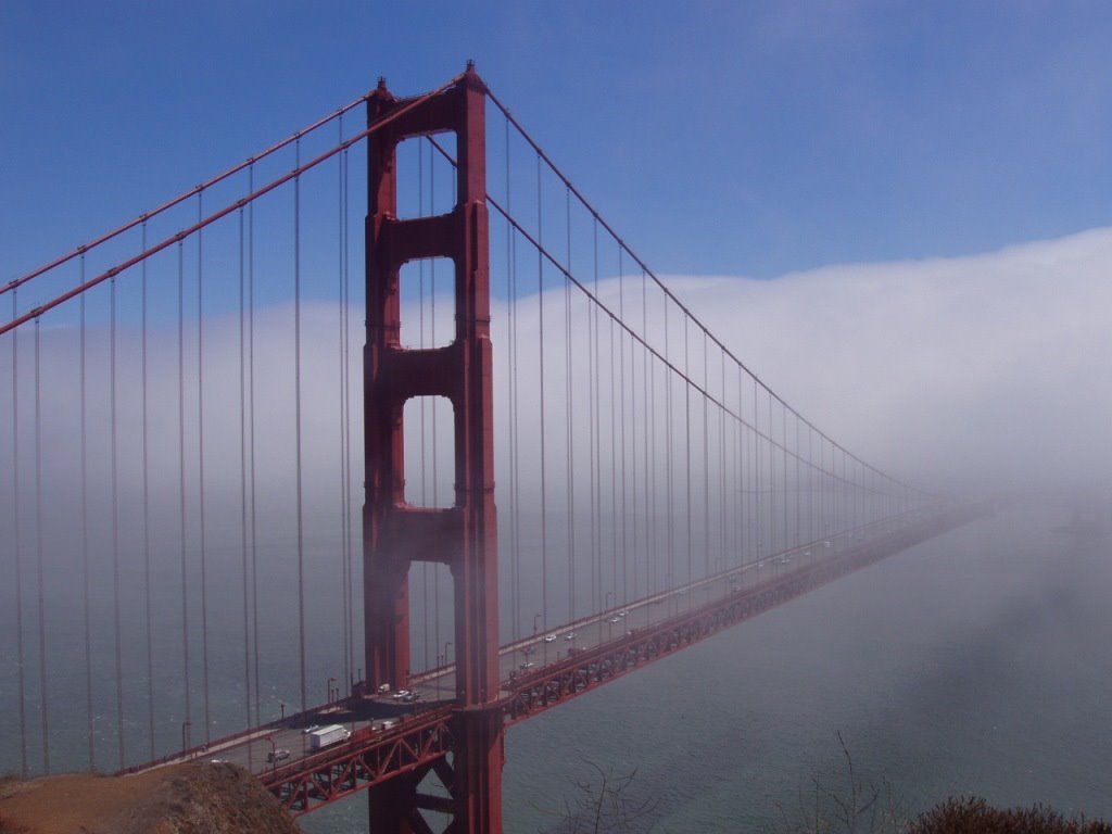 The Golden Gate into the cloud by jr6081