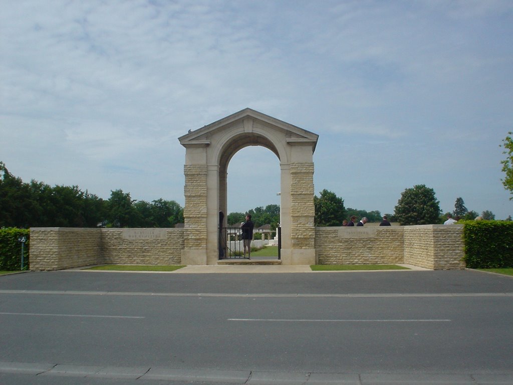 Ranville cemetery by Mike Fuller