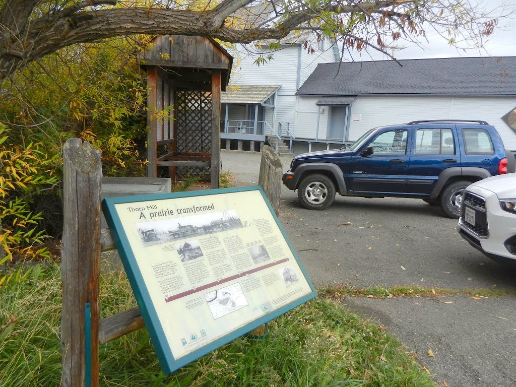 Thorp Mill: A prairie transformed marker, 11640 N. Thorp Hwy, Thorp, WA 98946 by Midnight Rider