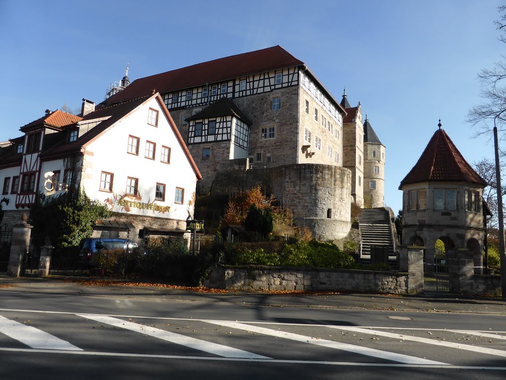 Schleusingen Blick zur Bertholdsburg by foto-schleusingen.de