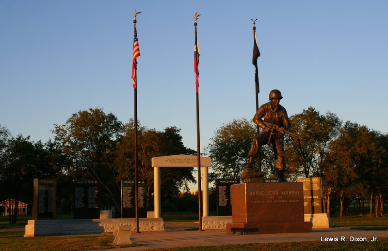 Audie Murphy Veterans Monument by Xonid1