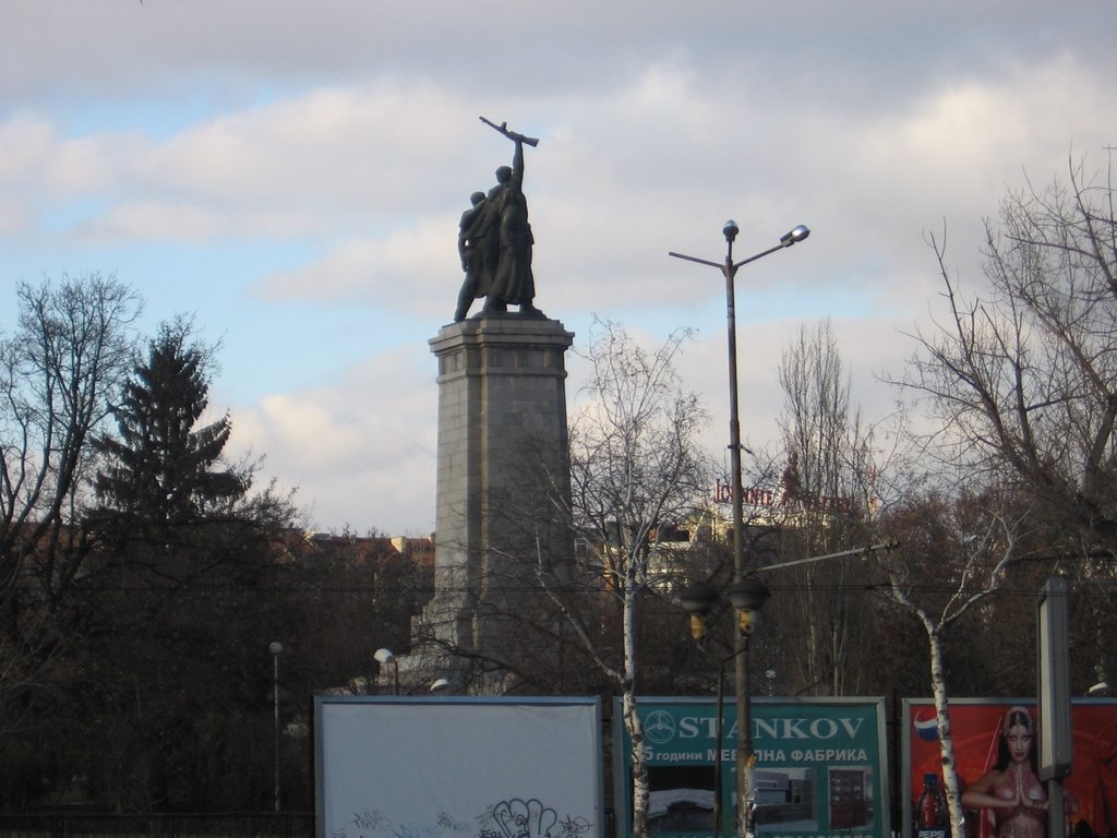 Russian Army Memorial viewed from National Stadium by ellinik