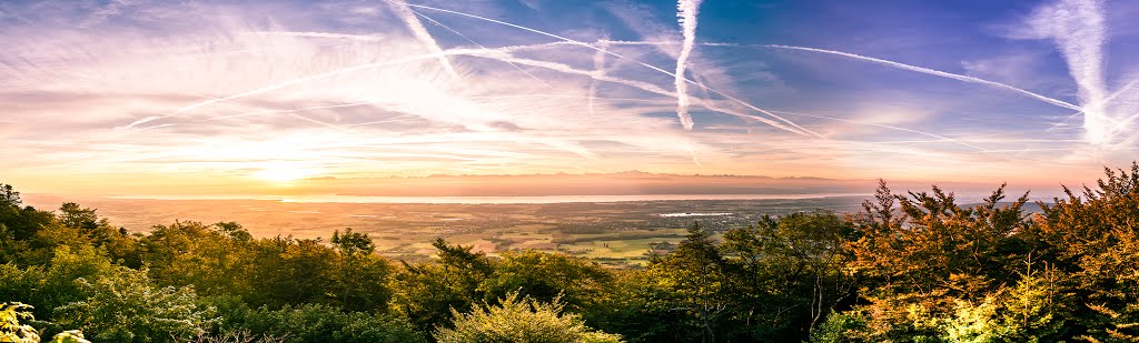 Sunrise over Lac Léman by Vincent Charvet Besson