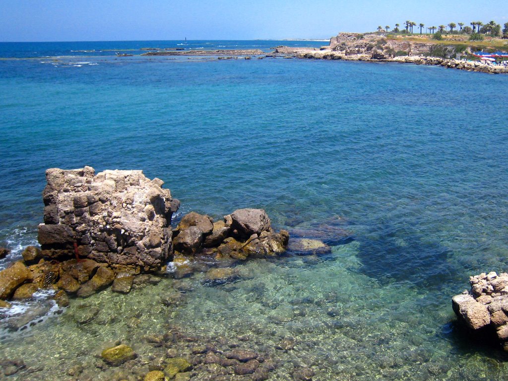 Coast of Caesarea National Park by CarmelH