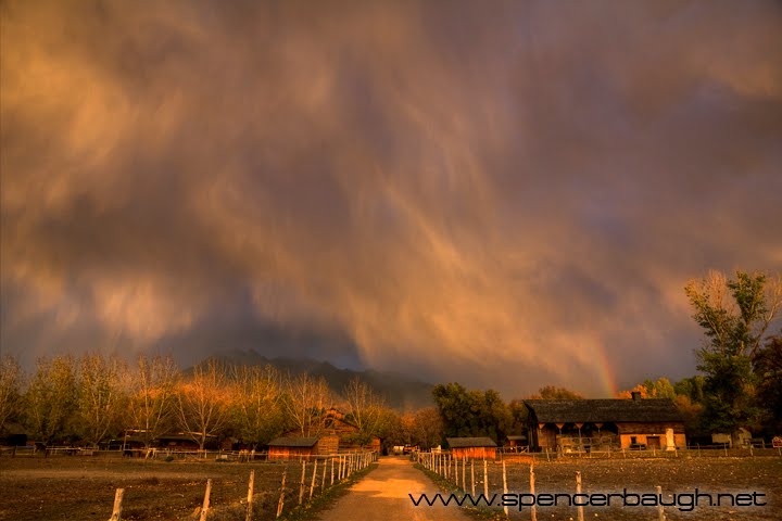 Wheeler farm stormy sunset by spencer baugh