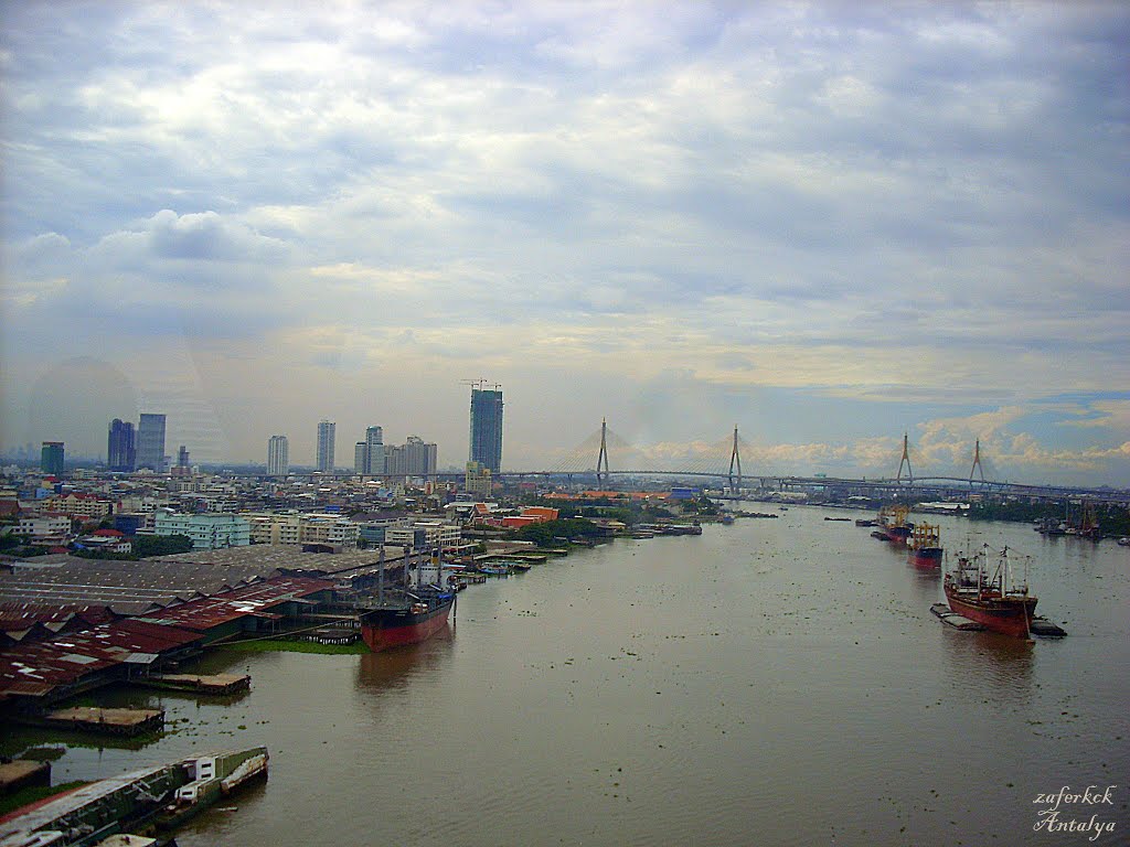 Bangkok, Chao phraya river. zaferkck by zaferkck ( b )