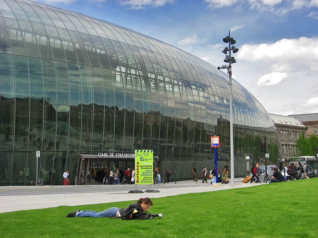 Gare de Strasbourg by David Guno