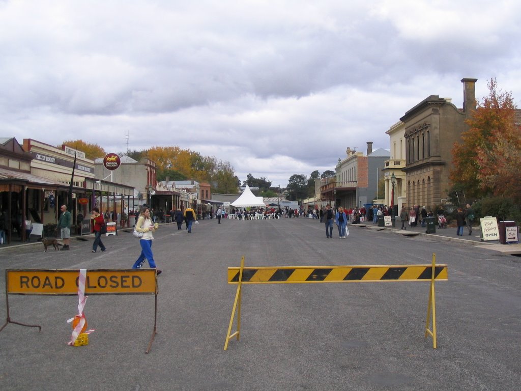 View Down Alliance St Clunes Book Festival by Lemlimenbitters