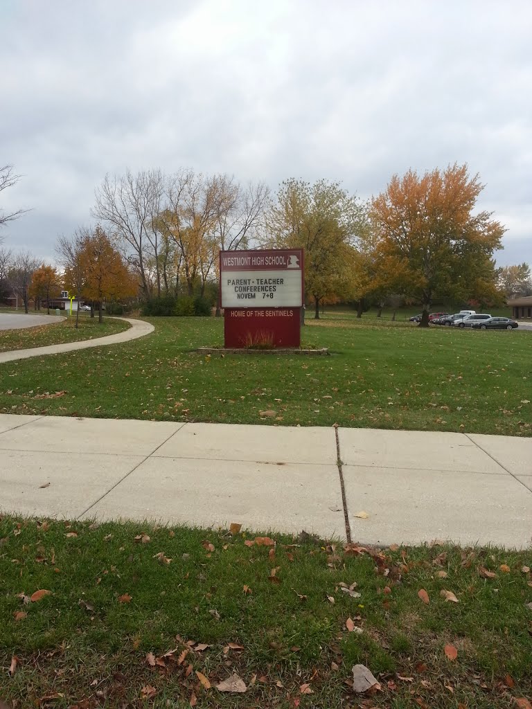 Westmont High School Sign by kris pierce