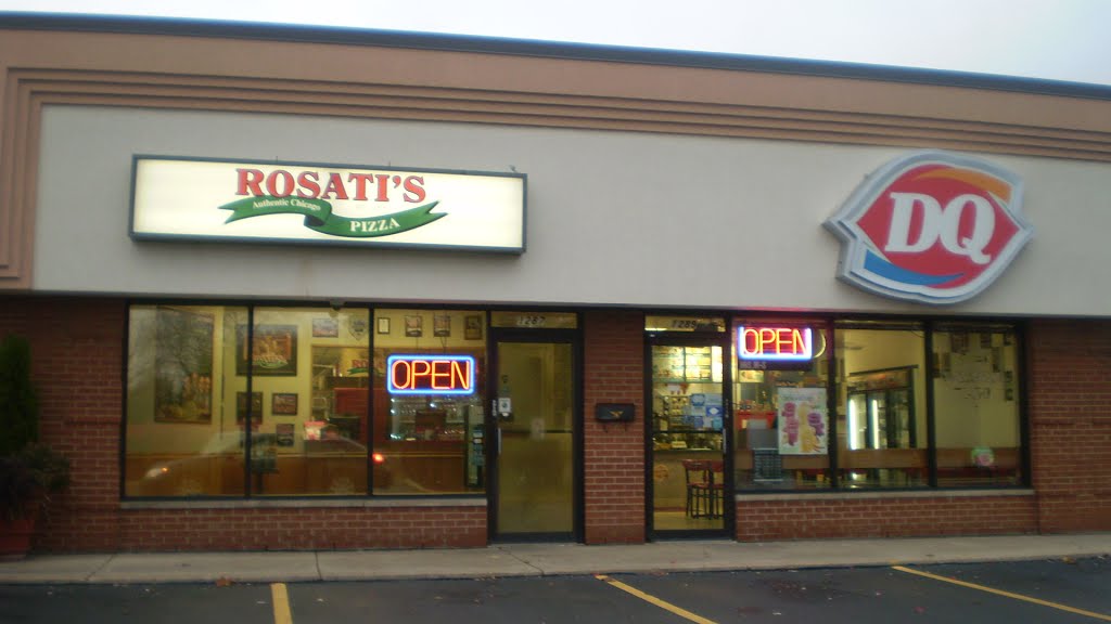 Rosati's and Dairy Queen on Butterfield by LonnieHicks