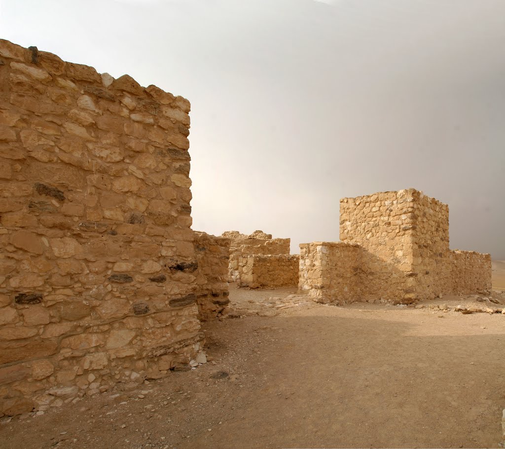 Entrance gate to ancient Tel-Arad, Israel by MichaelB999