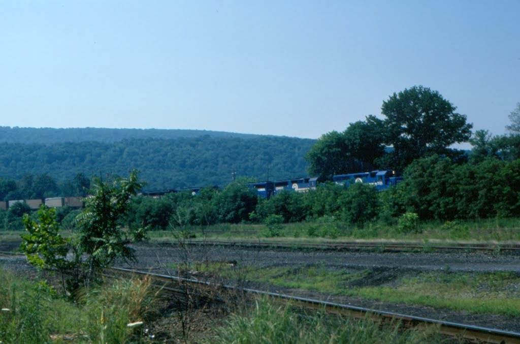 Northbound Conrail Freight Train at Marysville, PA by Scotch Canadian