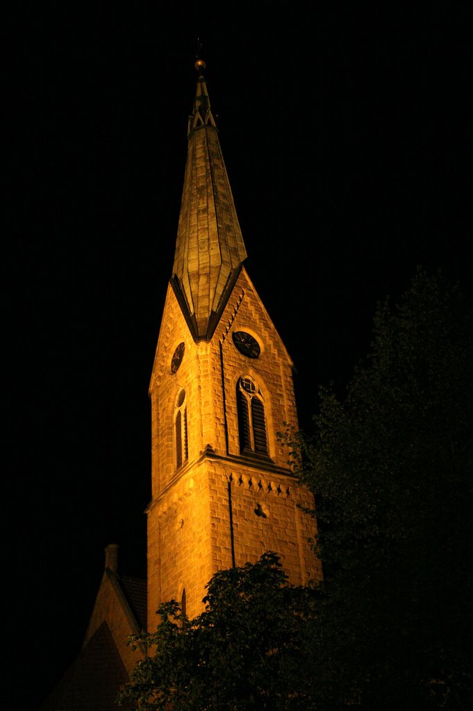 Ev. Kirche Holzwickede bei Nacht by md_knipser