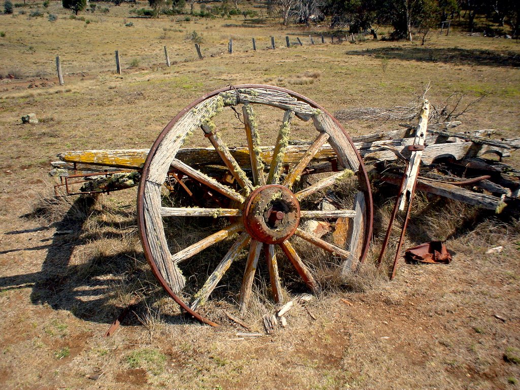 Remains of old waggon at Coolamine Homestead. by James (Jimbob) Peat.