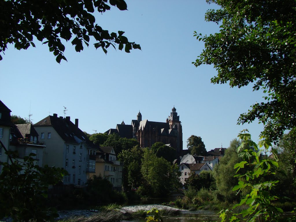 Wetzlar (Blick auf die Altstadt mit dem Dom, am Ufer der Lahn.) August 2012 by DortmundWestfalica