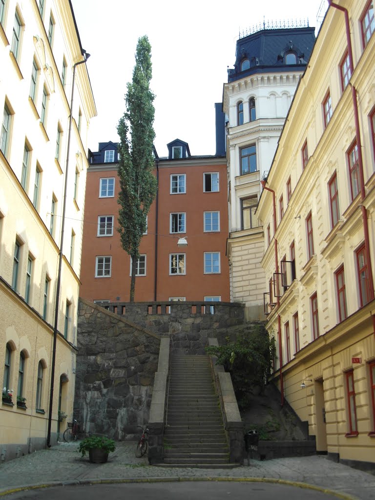 Stairs at the end oft the street by IngolfBLN