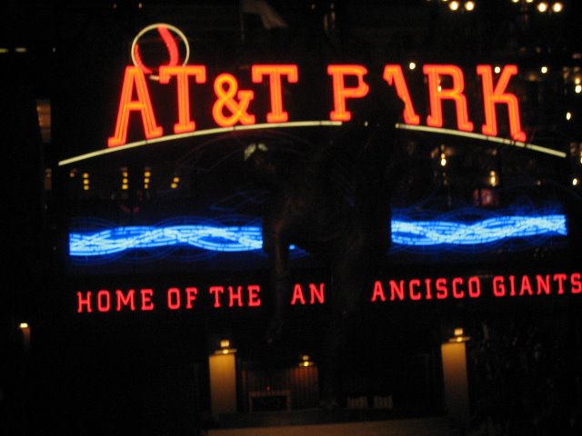 Pac Bell Park Sign by Scott Beuse