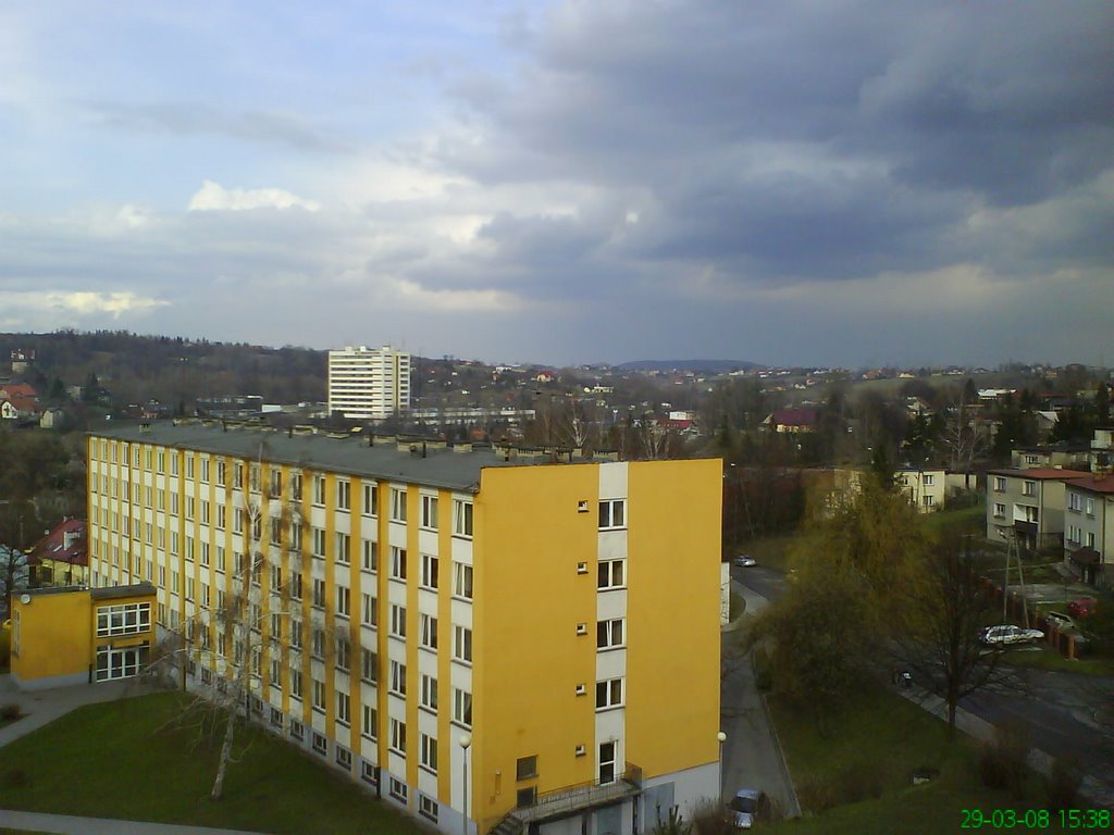 Cieszyn, Uniwersytet Śląski - widok z DS "Cieszko" (1) by tamerlan.pl