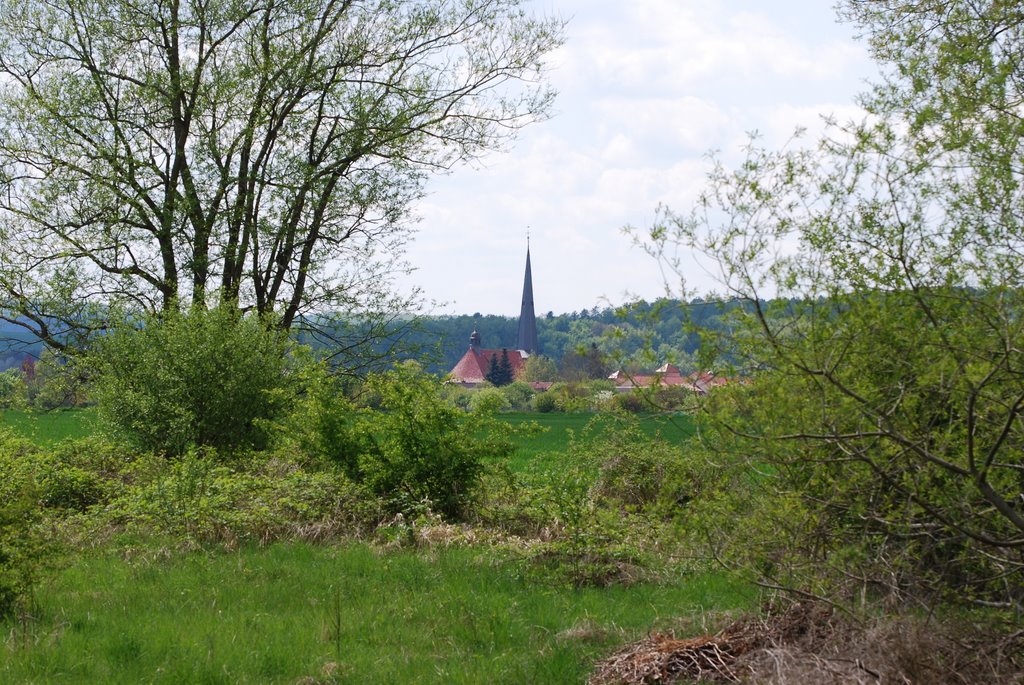 Kath.Kirche Lindau von der Oder aus gesehen by Frank H. aus B.