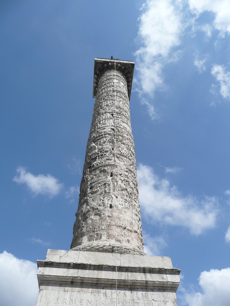 Roma, la colonna di Marco Aurelio by Aldo Ferretto